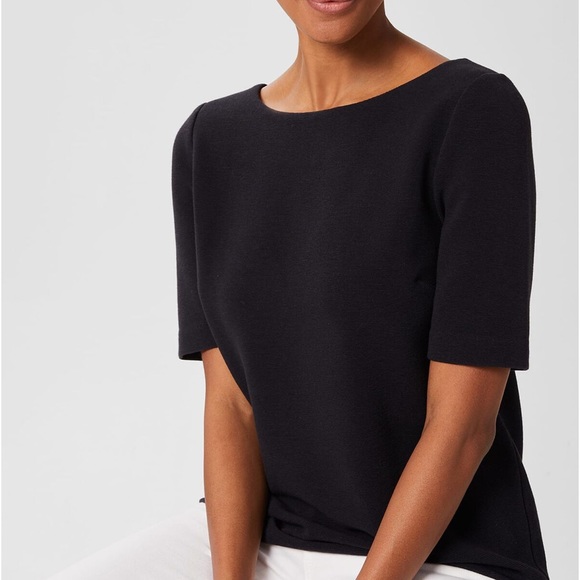 Banana Republic Tops - Banana Republic Black Short Sleeved Top NWOT